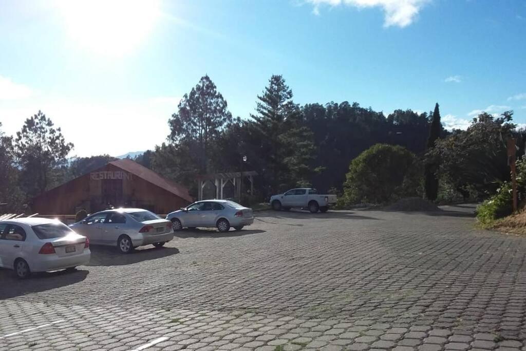 Cabana Con Banera Y Chimeneas En Puesta De Sol El Pacifico Exteriör bild