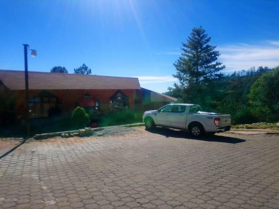 Cabana Con Banera Y Chimeneas En Puesta De Sol El Pacifico Exteriör bild