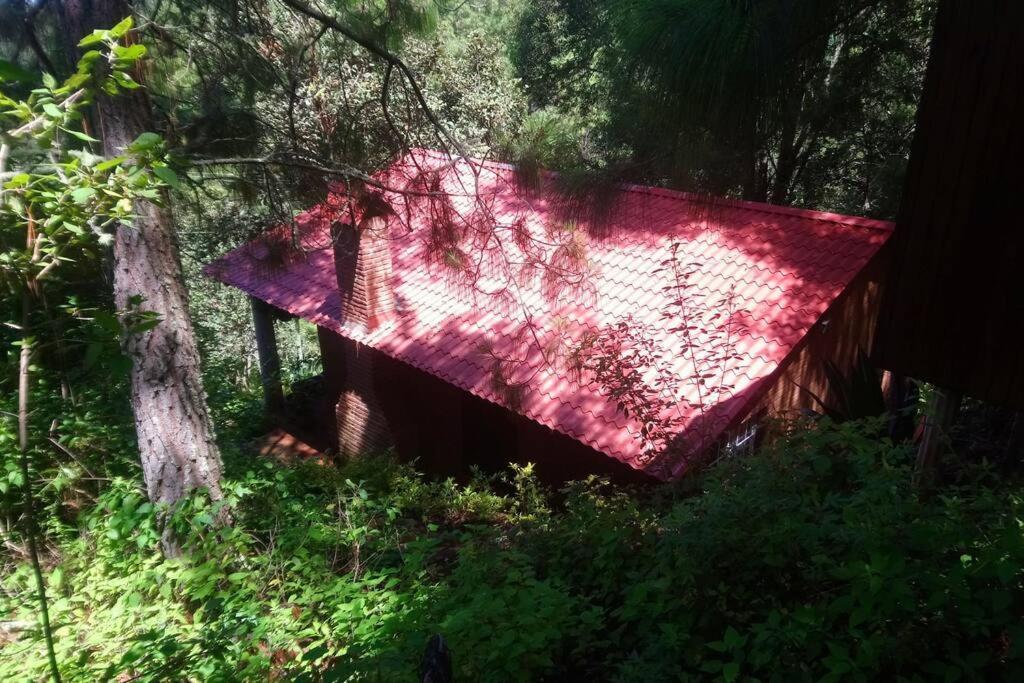 Cabana Con Banera Y Chimeneas En Puesta De Sol El Pacifico Exteriör bild
