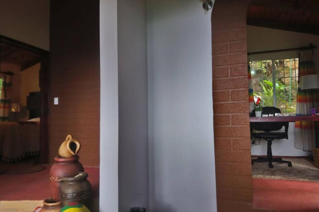 Cabana Con Banera Y Chimeneas En Puesta De Sol El Pacifico Exteriör bild