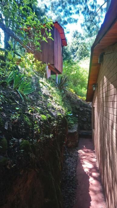 Cabana Con Banera Y Chimeneas En Puesta De Sol El Pacifico Exteriör bild