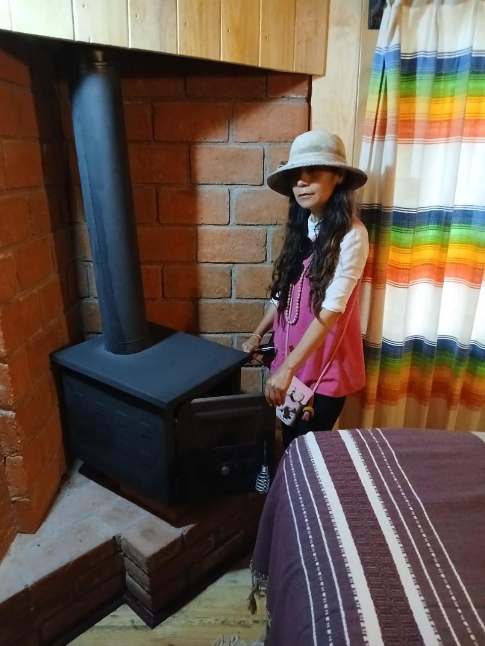 Cabana Con Banera Y Chimeneas En Puesta De Sol El Pacifico Exteriör bild