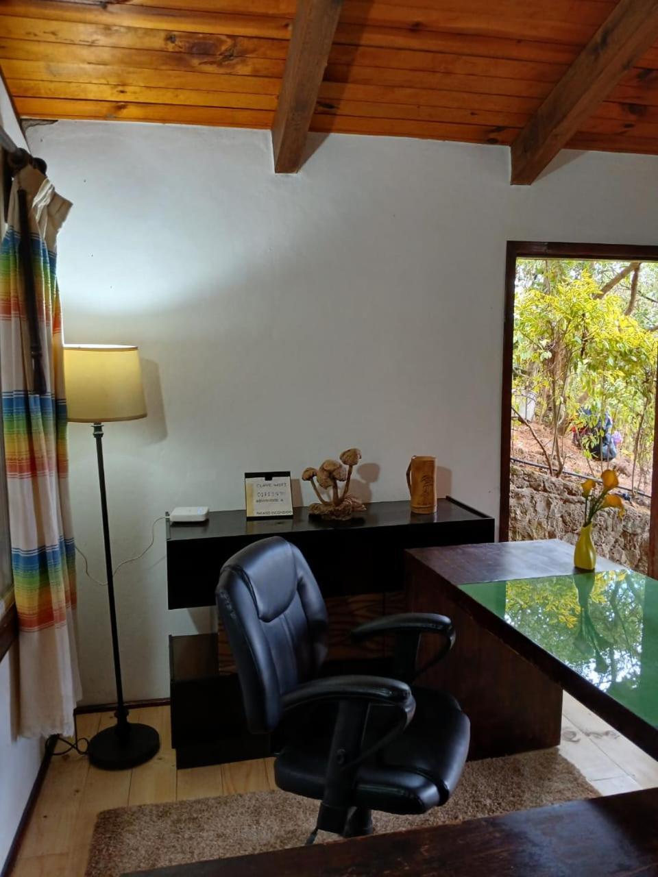 Cabana Con Banera Y Chimeneas En Puesta De Sol El Pacifico Exteriör bild